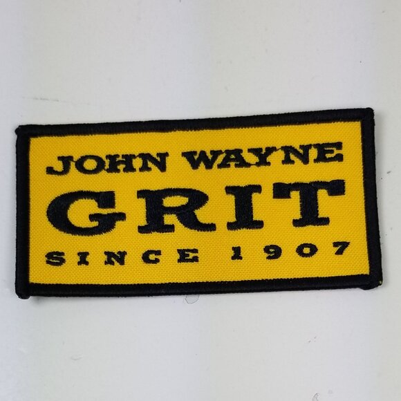 John Wayne Grit Since 1907 Iron on Patch - Picture 1 of 2
